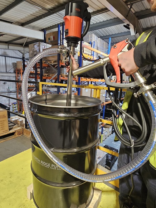 sanitary barrel pump for fluid processing